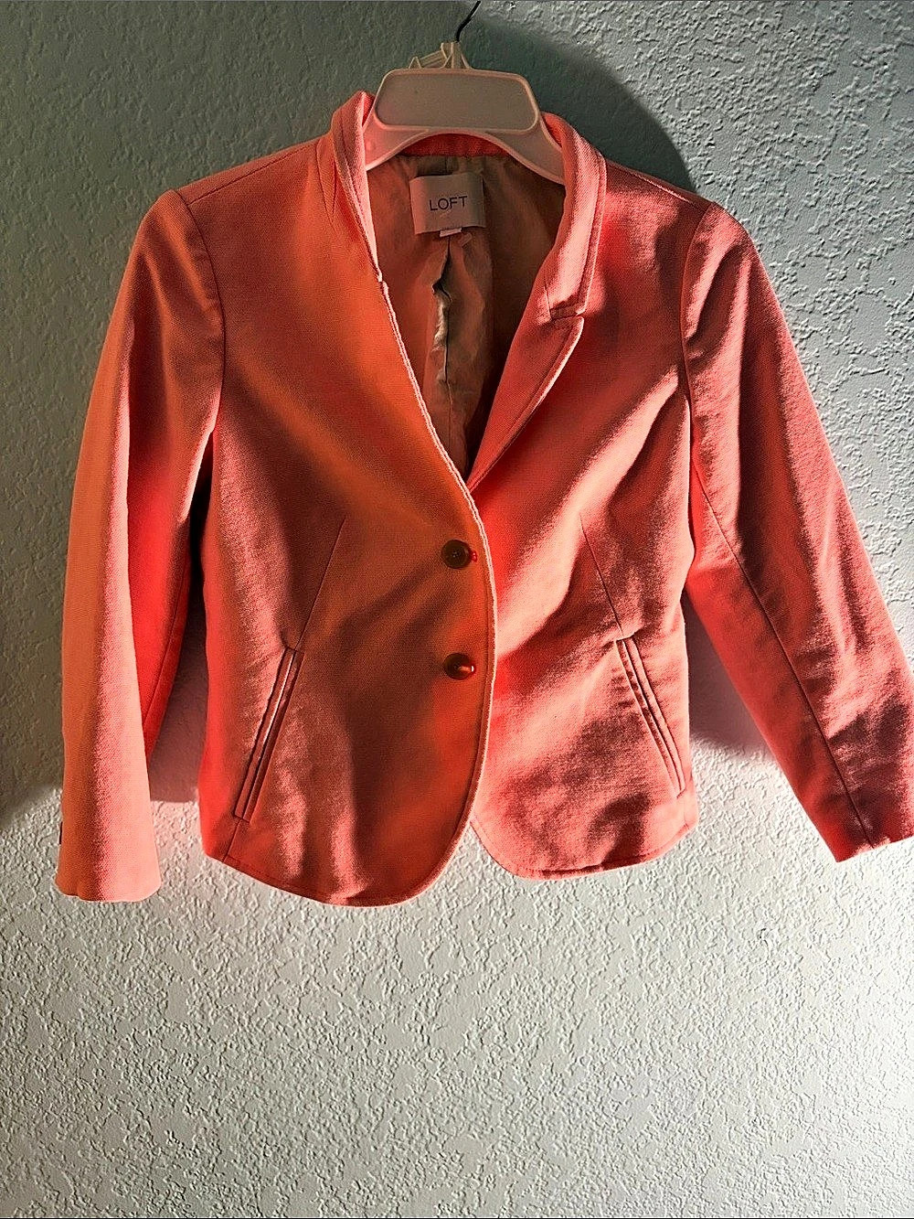 LOFT Pink Blazer Like New